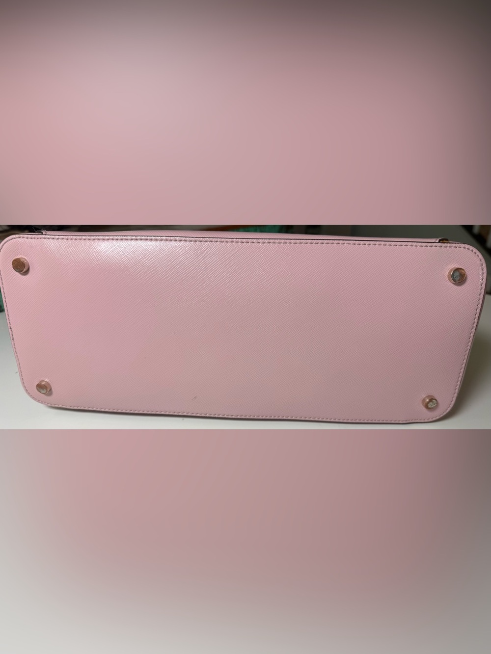 kate spade Pink Saffiano Leather Tote with Front Zip Pocket - Picture 8 of 15